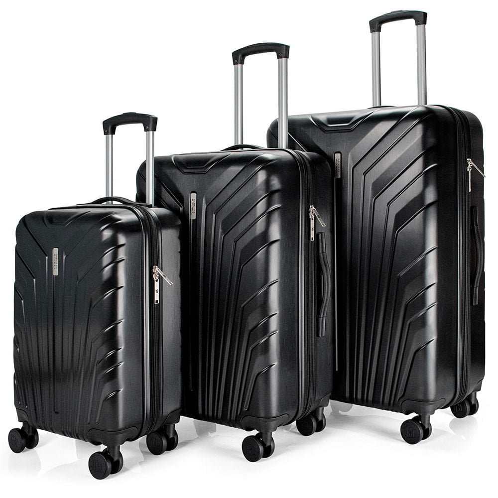 Wonder Expandable Luggage Set – Black – Kodashim